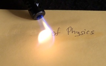 flame over paper